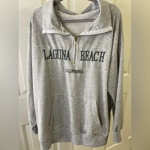 Laguna beach quarter zip over sized